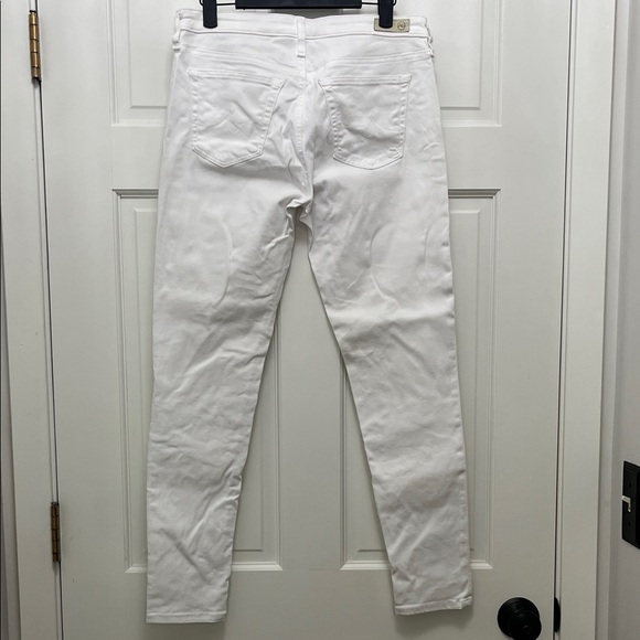 AG Adriano Goldschmied The Legging Ankle White Super Skinny Ankle Jeans - Sz 28 - Picture 10 of 14